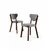 HANAH HOME Set stolica (6 komada) Arfe Grey Brown
