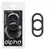 California Exotics Alpha Liquid Silicone Commander Ring Black
