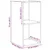 Vidaxl Komplet TV omaric 2 szt. Umetni hrast 37 x 37 x 72 cm