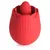 BLOOMGASM - French Rose Licking & Vibrating Stimulator - Red