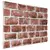 Zidne panele 10 pcs Smeđi cigla 100 x 50 cm EPS pjena