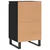 Komode 2 kom crne 40 x 35 x 70 cm od konstruiranog drva
