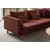 Atelier del Sofa Ugaona garnitura Flexy L, 285 x 285 x 100 cm, Crvena