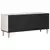 TV ormar s ladicama Bijelo 105 x 33,5 x 46 cm Čvrsto drvo manga