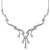 Ženska oliver weber again crystal ogrlica sa belim swarovski perlama i kristalima ( 12206 )