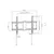 Gembird WM-80T-01 TV wall mount (tilt), Max. 70kg, 37”-80”
