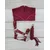 BB Nastavljiva ovratnica za konje Hobby Horse A3 - bordo