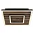 Globo 67345D - LED plafonsko svetlo WOODY LED/18W/230V 3000K 30x30 cm
