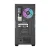 darkFlash Računalniška ohišje Darkflash DS900WD (črno) + 4 ventilatorji
