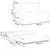 Sofa na razvlačenje Tamnosiva 100 x 80 x 60 cm Tkanina