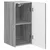TV zidni ormar Zidne 2 pcs Siva Sonoma 30 x 31 x 60 cm