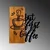 Wallity Zidna dekoracija Coffee First, 50x58x3 cm, Smeđe boje