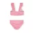 MINOTI Bikini oranžna/roza/bela