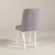 Hanah Home Trpezarijska stolica Vina Sandalye 47x89x46cm Belo-Lavanda