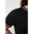 Trendyol Curve Ženska majica Tbbss25Bf00050, Crna