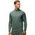 Castore majica 1/4 zip sa kontrastnim panelima za muškarce, tamnozelena