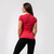 GymBeam Ženska majica Basic Vintage Red