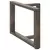 Noge za klub stolić T-oblika 2 kom Crne 60x25x(42-43) cm Čelik