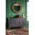 Hanah Home komoda Ayshe 120, 120 cm, antracit / zlatna