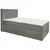 Hom`in BOXSPRING POSTELJA 120 cm x 200 cm , les, tekstil, leseni material siva