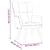 Vidaxl Relaksacijski stol Cloud Grey Fabric