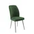 Hanah Home set trpezarijskih stolica Platinum 4 kom, kaki zelena tkanina Jerry, hromirane metalne noge