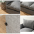 ATELIER DEL SOFA Sofa dvosed Saga 2 Seater Light Grey