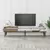 Hanah Home Milan Alt TV polica, Braon-Bela