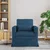 Vidaxl Kavč Modra 78 x 78 x 80 cm blago