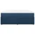 Vidaxl Box spring postelja z vzmetnico modra 180x200 cm blago