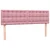 Vidaxl Box spring postelja z vzmetnico roza 140x210 cm žamet