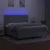 Vidaxl Box spring postelja z vzmetnico LED sv. siva 180x200 cm blago