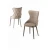 Hanah Home Set stolica Alpa, 85x59x98 cm, 4 komada, Smeđe