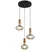 Opviq Luster Hena-52-03, O19, 11,5cm, IP20 Crno-smeđi