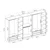 Hanah Home ormar sa reflektujućim staklom Nisa 20609, 360 cm, beli