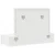 Vidaxl Toaletna mizica Bela 100 x 40 x 70 cm Konstruiran les