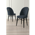 HANAH HOME Set 6 stolica Ritim Anthracite Black
