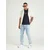 Tommy Hilfiger Majice s kratkimi rokavi TOMMY FLAG HILFIGER TEE Modra