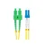 Lanberg SM LC/UPC-SC/APC DUPLEX 3.0MM LSZH G657A1 optični patchcord 2m rumen