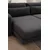 Atelier del Sofa Ugaona garnitura Lily 97x73x290cm Siva