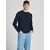 JACK & JONES Pulover, modra