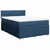 VIDAXL Box spring postelja z vzmetnico modra 140x190 cm blago