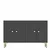 Hanah Home komoda Squarel 120, 120 cm, antracit