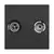CLASSIA TV/RD UTIČNICA RF-M/RF-Ž/14dB/75OHM PROLAZNA 2M CRNA