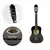 ECO TOYS Velika drvena gitara za decu, Crna