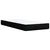 Vidaxl Box spring postelja z vzmetnico črna 80x200 cm blago