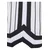 Mens Oversized Striped Mesh Tee T-Shirt - white/black