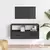 TV ormarić crni 80x31x39,5 cm Konstruirano drvo i metal