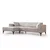 Atelier del Sofa Ugaona garnitura Horizon 85x43x200cm Bež