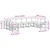 Set vanjskih sofa s jastukom 10 pcs Bijela i krem